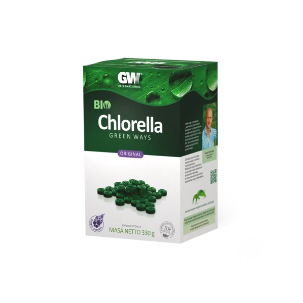 Green Ways BIO Chlorella Pyrenoidosa Najwyższa Jakość! 1320 szt. 330 g = 66 Porcji - obrazek 2