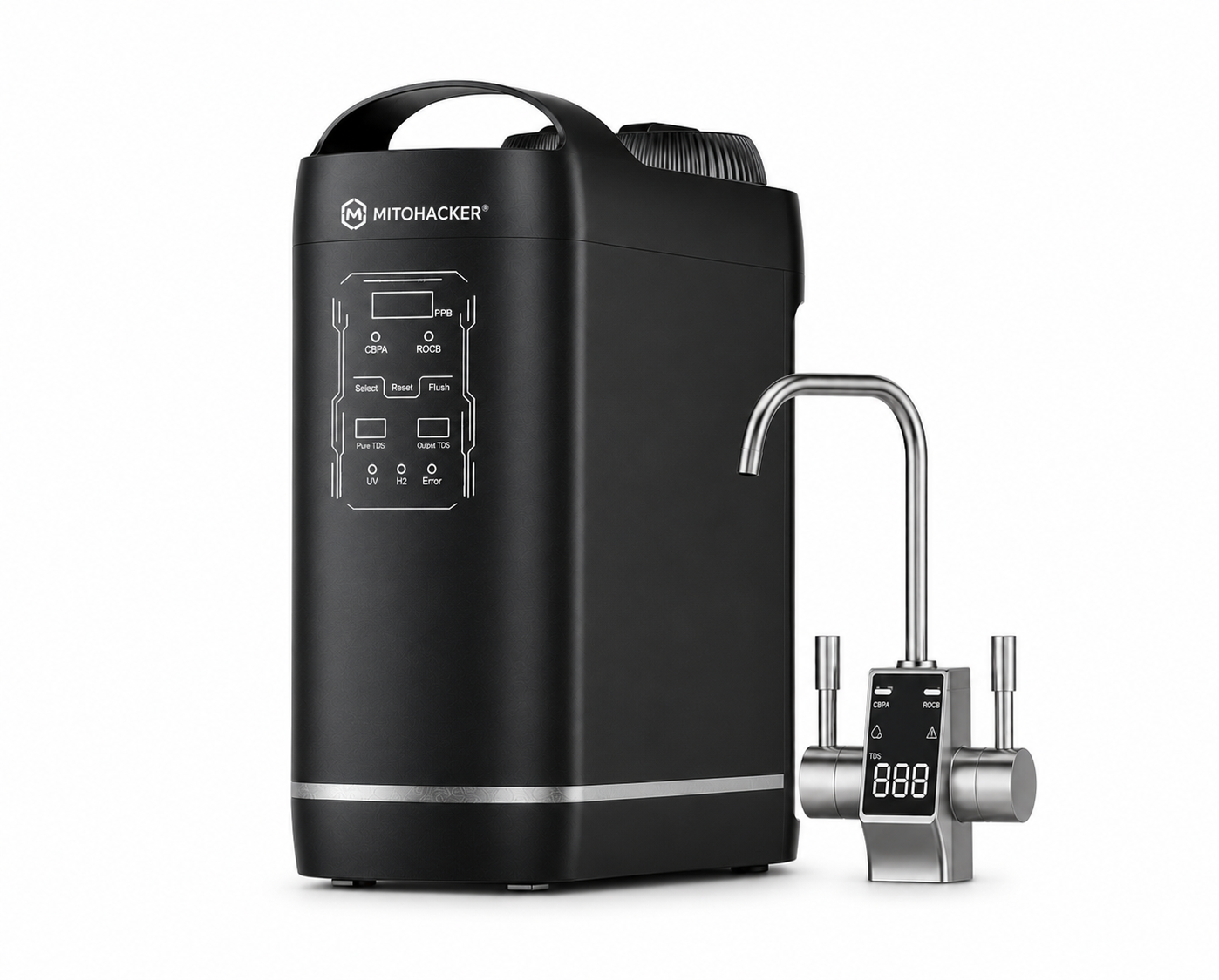Eco Generator Wody Wodorowej H₂ i System Filtracji Odwróconej Osmozy (RO) – MITOHACKER® HydroSystem H₂ A10 PRO