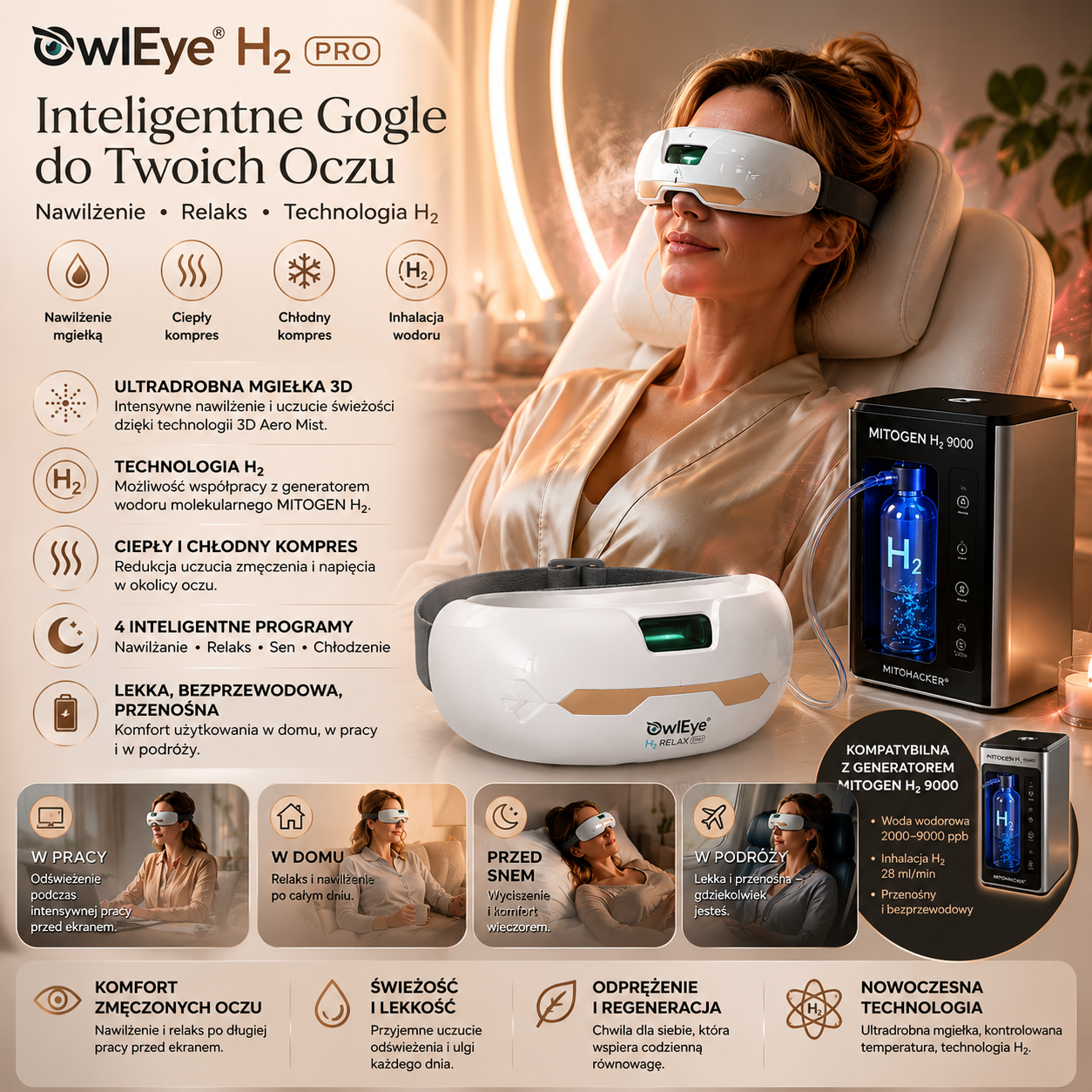 Inteligentne Gogle Dla Twoich Oczu: OwlEye® H₂ PRO - obrazek 5